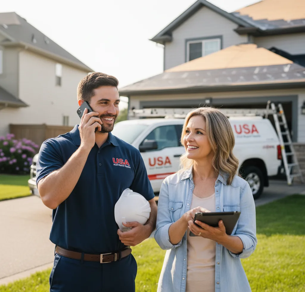 USA Roof Repair Experts customer support in Pekin